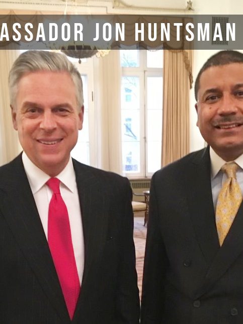 Frank Rose with former Ambassador Jon Huntsman